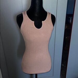 Women's Sleeveless Tan Top